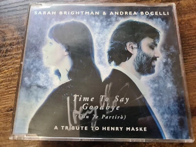 HENRY MASKE - TIME TO SAY GOODBYE (Bocelli, Brightman Autogramm) - Bild 1 von 2
