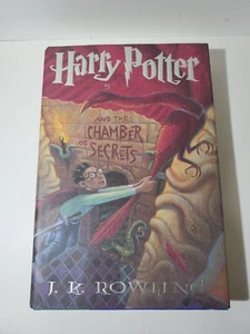 Harry Potter & The Chamber Of Secrets Hardcover Book 8th Printing No Year Cover - Picture 1 of 4