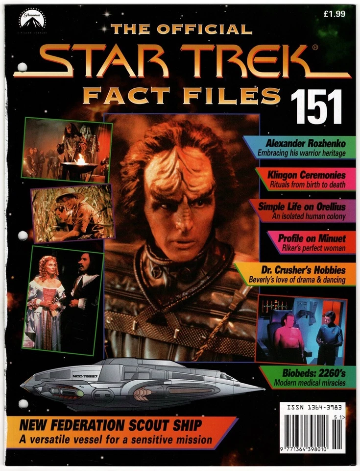 Star Trek Fact Files #151. Alexander Rozhenko. FN.  - Image 1 of 1