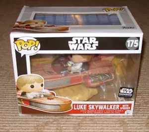 Funko Pop! Star Wars Smuggler's Bounty Exclusive #175 Luke Skywalker w/Speeder! - Picture 1 of 7