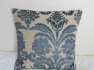 Designers Guild Velvet Fabric Cushion Cover Ombrione Charcoal - Picture 1 of 7