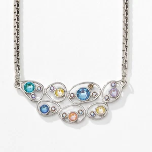 Swarovski Touchstone Crystal Pastel Pebbles Necklace, BNIB - Picture 1 of 4