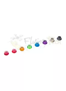 Renndrohne Motor M5 Aluminium eloxiert Requisite Nylon Sicherungsmutter CW/CCW - UK LAGER - Bild 1 von 4