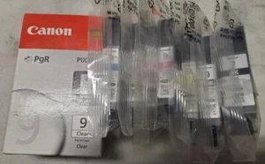 Set of 8 Genuine SEALED BAG Canon 7 & 9 Inkjet Cartridges PGI-9 PGI-7 - Picture 1 of 1