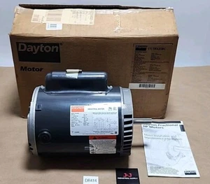 *NEW* Dayton 5K435BC Industrial Motor 3/4Hp 1725Rpm 115/208-230V 1Ph + Warranty! - Picture 1 of 10