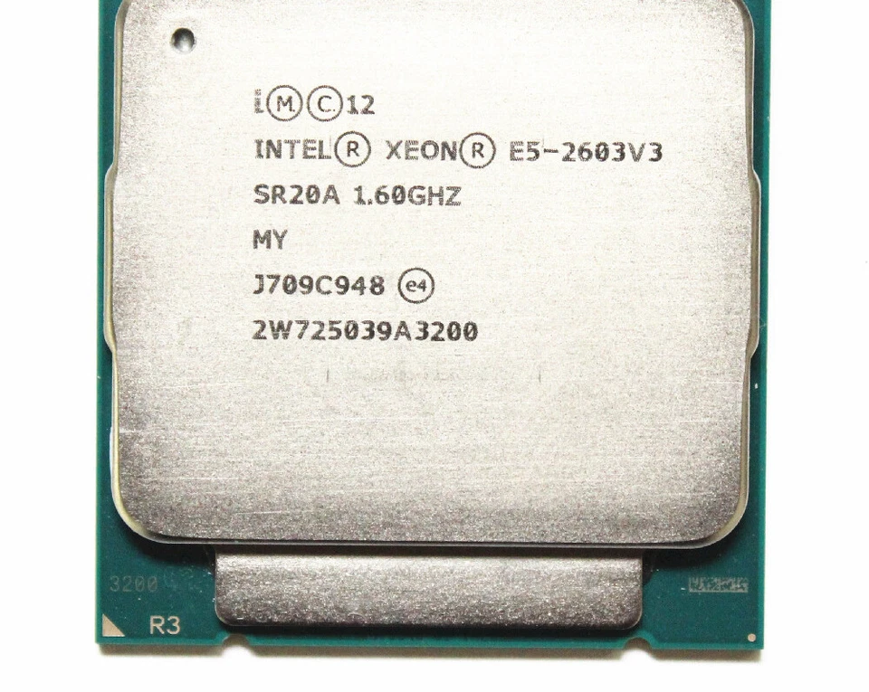 Intel Xeon E5-2603 V3 SR20A 1.60GHz 15M Six-Core LGA 2011-3 R3 Server CPU 85W - Image 1 of 1