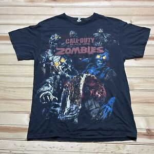 Vintage Call of Duty Black Ops Zombies Promo Shirt Video Game Size Large