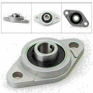 KFL08 8x20x10mm bloque montado carcasa de fundición cojín autoalineable rodamiento de bolas - Imagen 1 de 7