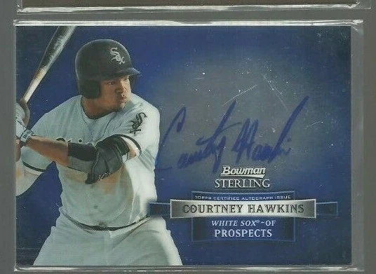 2012 Bowman Sterling Prospect Autographs #CH Courtney Hawkins (ref 64172) - Image 1 of 1