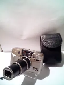 PENTAX Espio 140M superZoom film camera, w/Leather Case - Picture 1 of 18