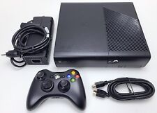 Microsoft XBox 360 E System BLACK Video Game Console 4GB Wireless Bundle 360E