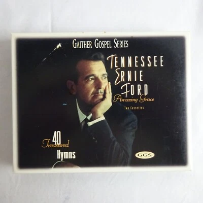 Tennessee Ernie Ford 2Cassette Amazing Grace 40 Treasured Hymns with Slip Cover - Image 1 of 4