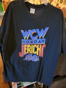 VINTAGE WCW MONDAY NIGHT JERICHO T-SHIRT SZ. XXL JERICHOLICS ANONYMOUS 1998 - Picture 1 of 3