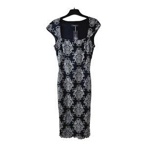 NEW Seventh jaquard bodycon wiggle dress women's size 10 antique evening RRP$169 - Picture 1 of 17