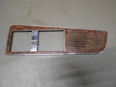 1990 90 Buick Riviera RH Door Panel Interior Handle Switch Woodgrain Trim Bezel  Foto 1 de 4