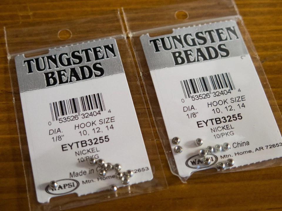 Cuentas de tungsteno Wapsi / níquel 1/8" - ¡2 paquetes de 10! Foto 1 de 1