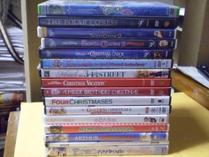 (16) Christmas Holiday DVD Lot: The Grinch (2) Disney Santa Clause Xmas Vacation - Picture 1 of 1