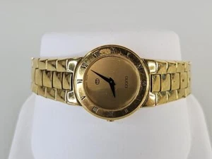 Gucci 3300L Gold Plated Gold Dial 25mm Quartz Damenuhr (AM1087805) - Bild 1 von 8