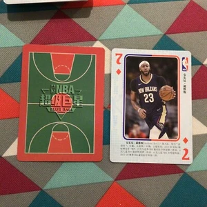 Carta da gioco Anthony Davis Pelicans 7 of Diamonds NBA Showtime palla blu cinese - Foto 1 di 1