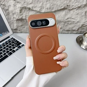 Custodia magnetica placcatura antiurto sottile per Google Pixel 9 ProXL/9A/9/8 Pro - Foto 1 di 15