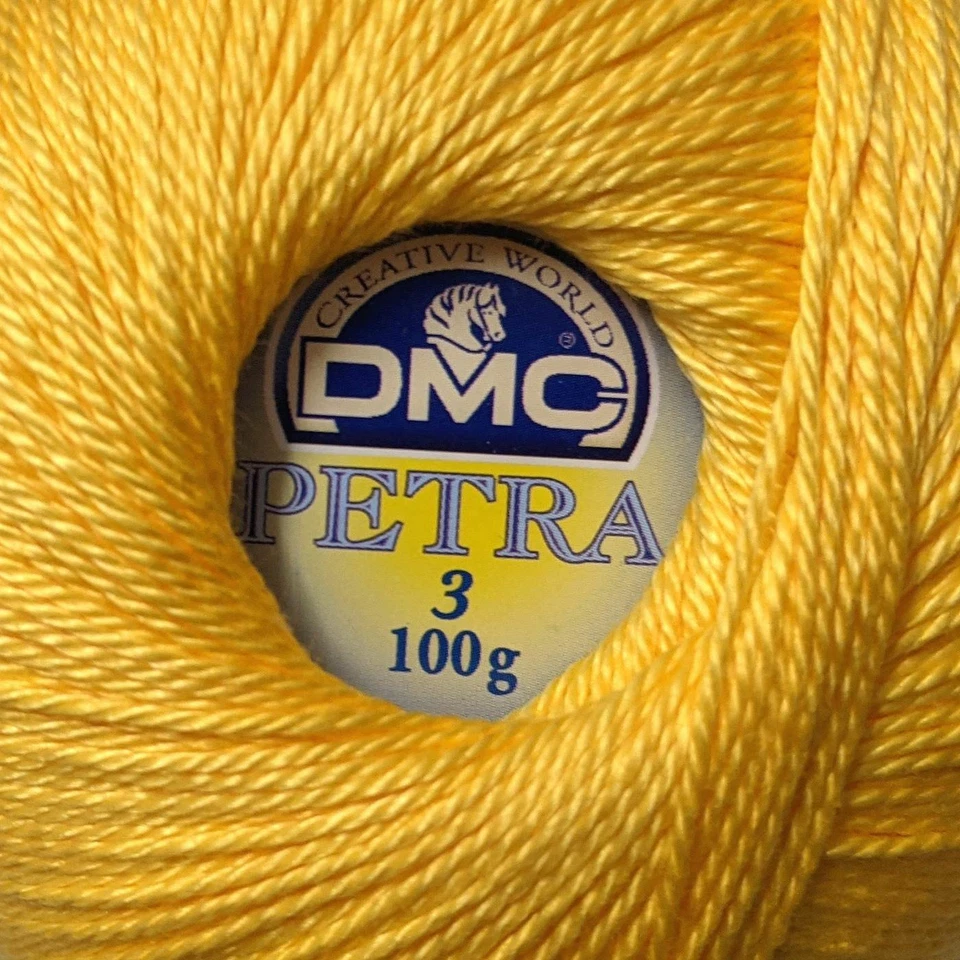 DMC Petra Crochet Thread - Colour: 5742 - Cotton - Size 3 - 100g - Image 1 of 1