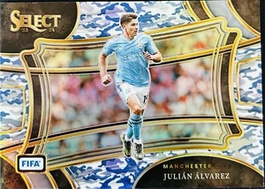2023-24 Panini Select FIFA JULIAN ALVAREZ #205 Field Level Winter Camo Prizm /99 - Picture 1 of 2