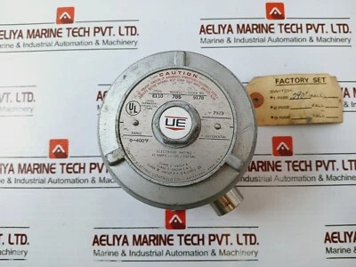 United Electric E110 Temperature Controller Pressure Switch 15 Amps, 125/250 - Image 1 of 4