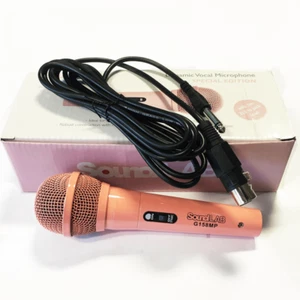 Pink dynamisches Gesangsmikrofon Aufnahme Karaoke PA DJ Musik inkl. 3M Lead XLR Buchse - Bild 1 von 5
