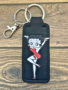 Bálsamo Labial Llavero Negro Brazos Elevadores Betty Boop Favor Cumpleaños - Imagen 1 de 1