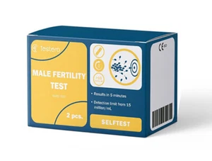 (2 TESTS) Male Fertility Sperm Concentration Rapid Test Kits For Home Use - Picture 1 of 1