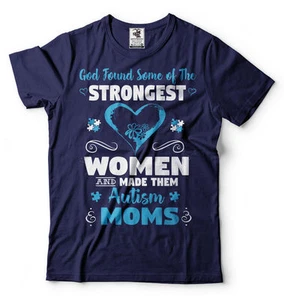 Autismo mamá Camiseta Concientización sobre el autismo Autismo madre camiseta mamá fuerte Tee - Imagen 1 de 11