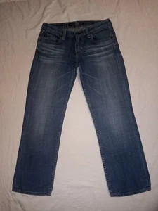 Pantalones de mezclilla para mujer Big Star 1974 Rikki tiro bajo recortados azules talla 27 medidas (28x26) - Imagen 1 de 12