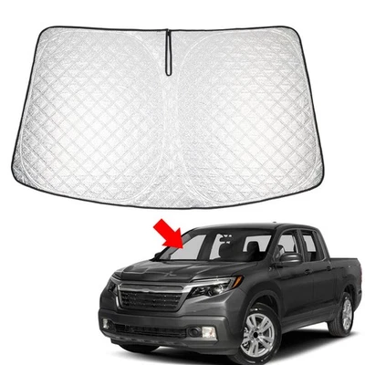 Складной солнцезащитный козырек на лобовое стекло автомобиля защита козырька для Honda Ridgeline 2017-2025 - Изображение 1 из 4