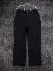 Abercrombie & Fitch Jeans Womens 32x32 (Tag 31/12R) Black 90s Relaxed High Rise - Picture 1 of 12