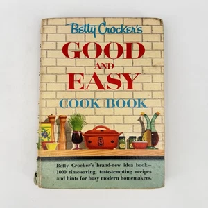 Vtg Betty Crocker's Good and Easy Cookbook 1954 1st Edition 2nd Printing Wire - Picture 1 of 21