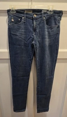 Adriano Goldschmied女式27码超紧身蓝色牛仔裤 — 第 1/4 张图片