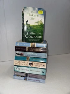9 Historical Fiction Books Catherine Cookson + Kate Fielding Bulk Lot Chick Lit - Picture 1 of 16