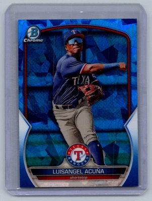 2023 Bowman Chrome Sapphire Edition #BCP-230 Luisangel Acuña Prospects - Image 1 of 2