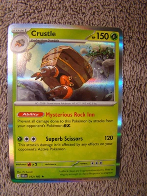 Pokemon Crustle Rare Card - Image 1 of 2