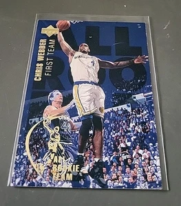 CHRIS WEBBER NBA ROOKIE CARD UPPER DECK 1993-94 RC # 1 KINGS WARRIORS - Bild 1 von 6