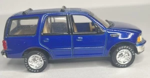 1998 Matchbox Ford Expedition State blau 1:68 Diecast Truck mit Gummireifen ~ GE - Bild 1 von 12