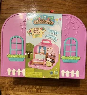 Lil Woodzeez Maleta de Viaje Dormitorio Juego Nuevo Foto 1 de 2