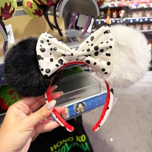 Disney- Parks 101 Dalmations Halloween Cruella Devil Minnie Mouse Ears Headband - Picture 1 of 6