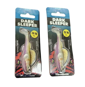 Lotto di 2 esche da nuoto Megabass Dark Sleeper 3/8 oz - colore Wakasagi - Foto 1 di 1
