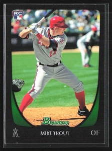 Mike Trout 2011 Bowman Draft RC E #101 Los Angeles Angels - Picture 1 of 2