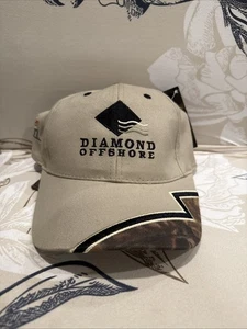Diamond Offshore Trucker Cap Hat New With Tags Embroidered Oil Rig Platform - Picture 1 of 8