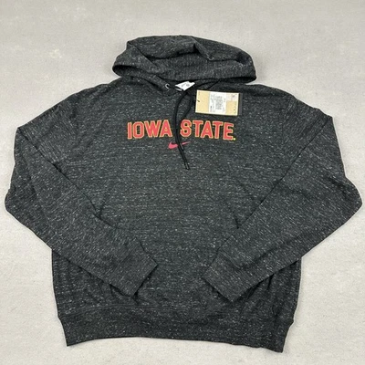 Iowa State Cyclones Hoodie Women Medium Black Nike Pullover Sweater NCAA M - Image 1 of 4