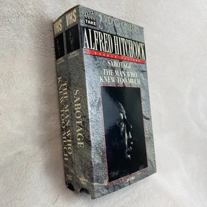 Alfred Hitchcock Double Feature Sabotage 1936 The Man Who Knew Too Much 1934 VHS - Bild 1 von 4