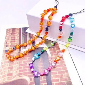 Jewelry Gifts Butterfly Beads Chain Anti-Lost Rope Mobile Strap Phone Chains - Picture 1 of 12