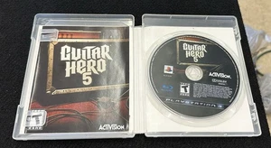 Guitar Hero 5 PS3 Sony PlayStation 3 Complete with Case and Manual CIB - Picture 1 of 3